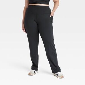 Women's Dynamic Flex High-Rise Pocketed Straight Leg Pants - All In Motion™